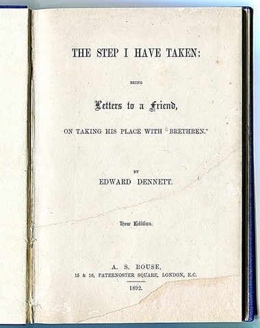 Edward Dennett book